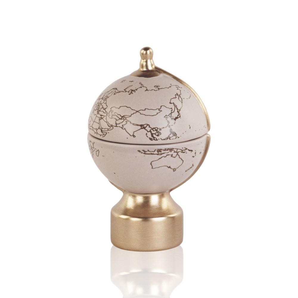 MAPPAMONDO TORTORA CANDELA CON SCATOLA